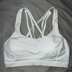 Lululemon White Sports Bra
